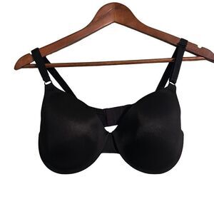 Black Bra Adjustable‎ Straps Supportive Everyday Comfort Lingerie